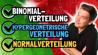 Binomialverteilung vs hypergeometrische Verteilung vs Normalverteilung  3 Aufgaben [upl. by Tiernan672]