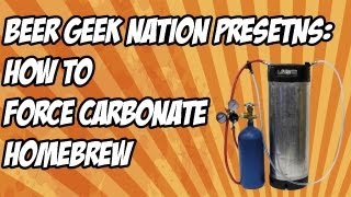 How to force carbonate homebrew the simple way  Beer Geek Nation Craft Beer Reviews [upl. by Bathsheb]