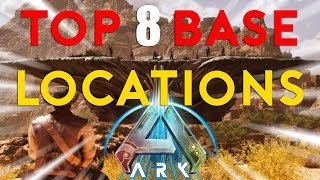 ARK Scorched Earth Ascended Top 8 Base Locations PvP [upl. by Pinebrook]