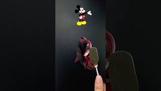 Hey Mickey Colors Mixing music clay mix colors creativecolors shorts mickeymouse mickey [upl. by Dagny482]