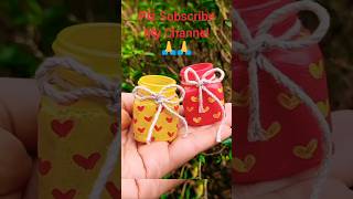 DIY mini flower vase making🌹🌺🌸shorts viralshorts trending ytshortsvideo ❤️🥰🤗 [upl. by Hurley]