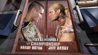 Story of Randy Orton vs Jeff Hardy  Royal Rumble 2008 [upl. by Placia761]