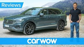 New Volkswagen Touareg SUV 2019 review  better than an Audi Q7 and Bentley Bentayga [upl. by Niggem559]