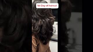 চুল কাটার 1st day🥴 vs next day🤣 funny haircut hairstyle comedy 2024 ukwinter viralreels mo [upl. by Nofpets]