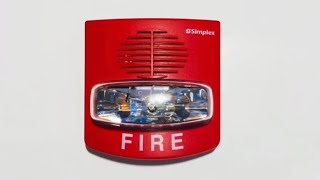 Sound Effect  Fire Alarm Simplex TrueAlert [upl. by Hollister]