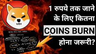 Shiba inu coin How many coins will burn for 1 rupee target  shiba inu coin prediction 2022 [upl. by Goss]