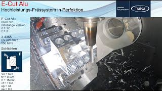 Höchstleistung im Fokus Fraisa ECut Alu fräst einen V8 Motorblock [upl. by Bust]