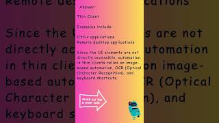 What is the difference between thin client and thick client in UiPath uipathinterviewquestion [upl. by Marcelo]