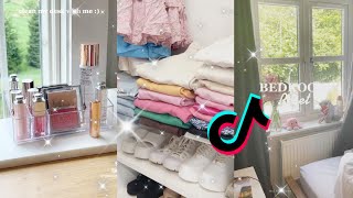 bedroom⚘️closet⚘️desk cleaning and organizing tiktok compilation 🍋🍇🥝 [upl. by Coussoule]