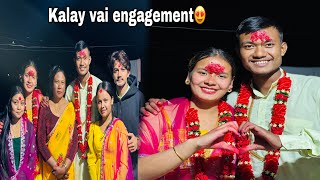 Kalay vai ko engagement Yesto Sama Ramilo Voyo😱Happy Marriage Life kalay vai❤️ [upl. by Annayram]