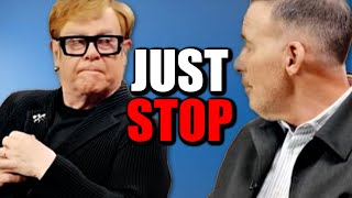 Elton John SHUTS DOWN Reporter For CRAZY AntiTrump Question Hilarious Backfire [upl. by Oiramad]