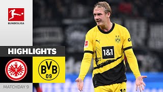 Brandt Saves BVB in 6Goals Drama  Eintracht Frankfurt  Borussia Dortmund 33  Highlights  MD 9 [upl. by Eilla]