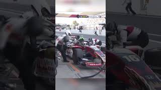 Most acrobatic pit stop You can watch the Super Formula races in Fuji this weekend at Motorsporttv [upl. by Asirem637]