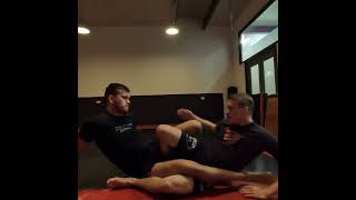 Ankle lock bjj jiujitsutechnique grappling mma [upl. by Jelks]