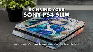 Sony PS4 Slim Skin Installation [upl. by Reh]