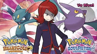 Pokémon HeartGold amp SoulSilver  Rival Battle Music HQ [upl. by Ehudd]