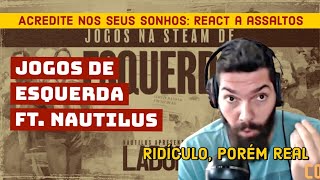 Sobre GAMES de ESQUERDA jogos COMUNISTAS GRÁTIS ou BARATOS com links ft Nautilus  João Carvalho [upl. by Eiten534]