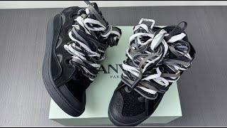 11 LANVIN CURB SNEAKER UNBOXING amp REVIEW GOOD IDEA FOR CHRISTMAS GIFT [upl. by Nodnal715]