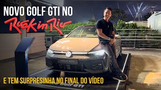 Novo Golf GTI no Rock In Rio  E tem surpresinha no final do vídeo [upl. by Nomrej]