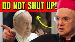 SHOCKING MESSAGE FROM MONSIGNOR VIGANÒ DO NOT BE SILENT [upl. by Deryl]