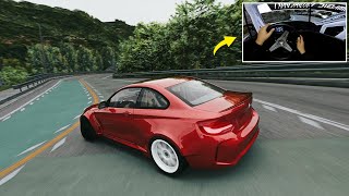 BMW M2 Touge Drifting l 4K Assetto Corsa Steering Wheel Gameplay [upl. by Mahau587]