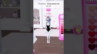 Styling the skeletons themee roblox dresstoimpress dti goviral [upl. by Yoral]