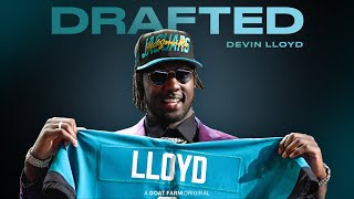 1st Round NFL Draft pick Devin Lloyd on getting selected by the Jaguars [upl. by Einaffit]