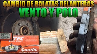 COMO CAMBIAR LAS BALATAS O PASTILLAS DE FRENO  VW VENTO [upl. by Rehpotsrik144]