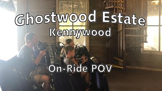 Ghostwood Estate at Kennywood 4K On Ride POV [upl. by Bornstein453]