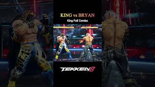 King Big Combo Moves tekken8gamplay tekken7 fearlessgamingzone ytshorts viral shorts [upl. by Mini]