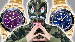 Thats Just A Fake Rolex Unboxing Bapes New BAPEX [upl. by Yursa]