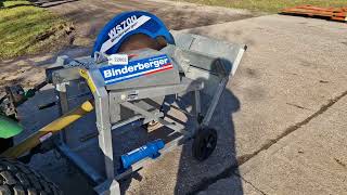 2011 Binderberger table log saw 22602 [upl. by Ahsinac]