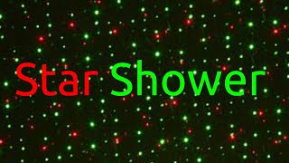 Specail star shower laser light review [upl. by Anigriv]