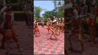 pili nalike mangalore  kudla pil dance  dasara tiger dance  udupi pili nalike [upl. by Magel]