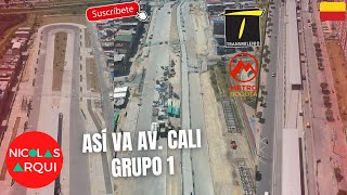 Así va Construcción de TransMilenio Avenida Cali entre Av Circunvalar Sur y Av Bosa en Bogotá 🇨🇴 [upl. by Atiuqat610]