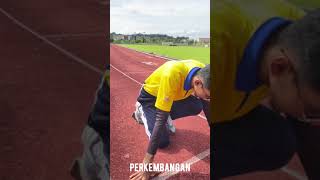 Kemahiran Asas Olahraga Dalam Acara Larian 200 meter [upl. by Ashwell]