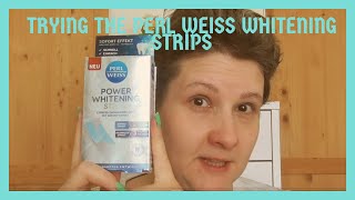 Whitening my teeth with Perl Weiss Strips  Do they work [upl. by Ivie]