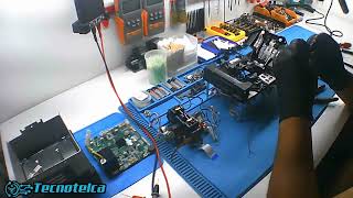 REPARACION DE LED EN FUSIONADORA DE FIBRA OPTICA DVP 810 [upl. by Rebmit]