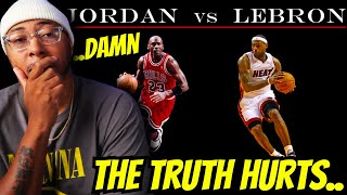 Michael Jordan vs Lebron James  The Best GOAT Comparison LeBron Fan Reaction [upl. by Goldia406]