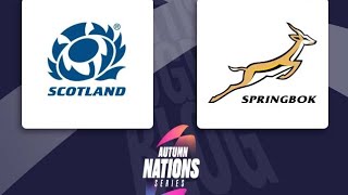 1st Half Of Springboks vs Scotland 10 November 2024 [upl. by Rochester]