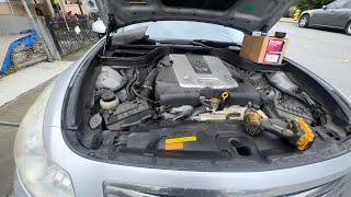 How to change alternator on G37G35HR [upl. by Fein]