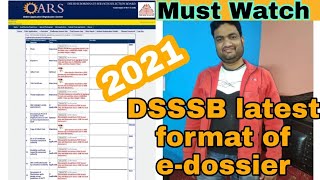 Dsssb EDossier Proforma In Exact Format Dsssb EDossier Documents Documents Sizes amp Formats [upl. by Aizat307]