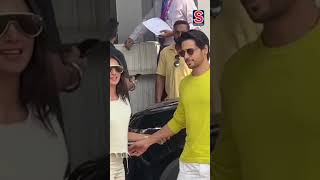 Kiara Advani And Sidharth Malhotra Arrive Hand In Hand For The Prewedding At Jamnagar  N18S [upl. by Rodie488]