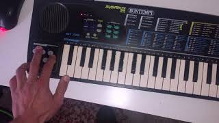 Bontempi GT709 System 5 Plus 8Bit 80s Digital Synth Keyboard  Reverbcom sale [upl. by Clyde361]