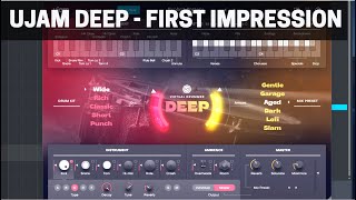 Ujam Deep Virtual Drummer My First Impressions [upl. by Ayekin]