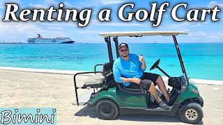 This HIDDEN Bimini Beach Will Blow Your Mind Our SelfGuided Golf Cart Tour [upl. by Luben]