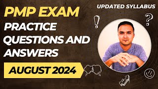 PMP Exam Questions 2024 August and Answers Practice Session PMP Exam Prep  PMP for Project Manager [upl. by Animsaj]