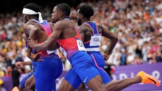 Heres how US mens team did in 4x100 relay final [upl. by Lanos382]