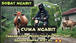 LAGU CUMA NGARIT LIRIK DAN LAGU DI BUAT TERINSPIRASI DARI SANG JUTAWAN YANG BERHATI SEDERHANA [upl. by Asalocin]