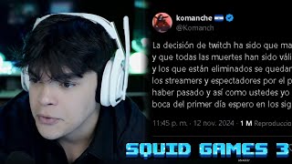 TWITCH NO REINICIARA LOS SQUID CRAFT GAMES 3 squidcraftgames3 [upl. by Elokin]